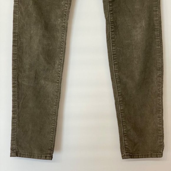 Roxy Womens Juniors Size 0 Corduroy Pants Low Rise Skinny Leg Zip Fly Pockets - Picture 3 of 11